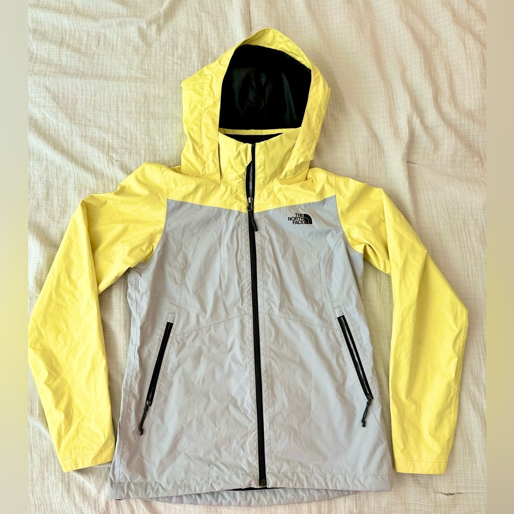 Women’s Yellow North Face Rain Jacket